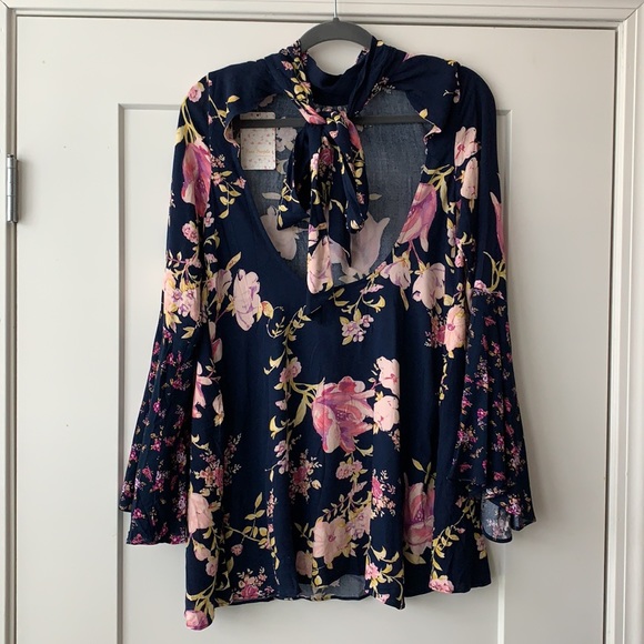 Free People Tate Floral Print Tunic - Picture 9 of 13